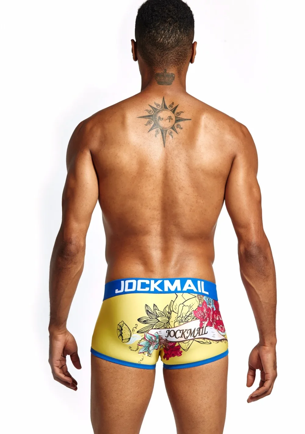 JOCKMAIL, брендовые трусы-боксеры с принтом черепа, calcinha, сексуальное гей нижнее белье, calzoncillos hombre, боксеры marca cueca, мужские трусы, шорты