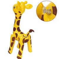 balloon party large blow up cute children pvc novelty gift cartoon giraffe design deer shaped animals inflatable toy