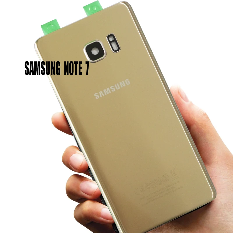 Оригинальное заднее стекло для SAMSUNG Galaxy Note7 дисплей note FE 7 N930 N930F N935 крышка батареи