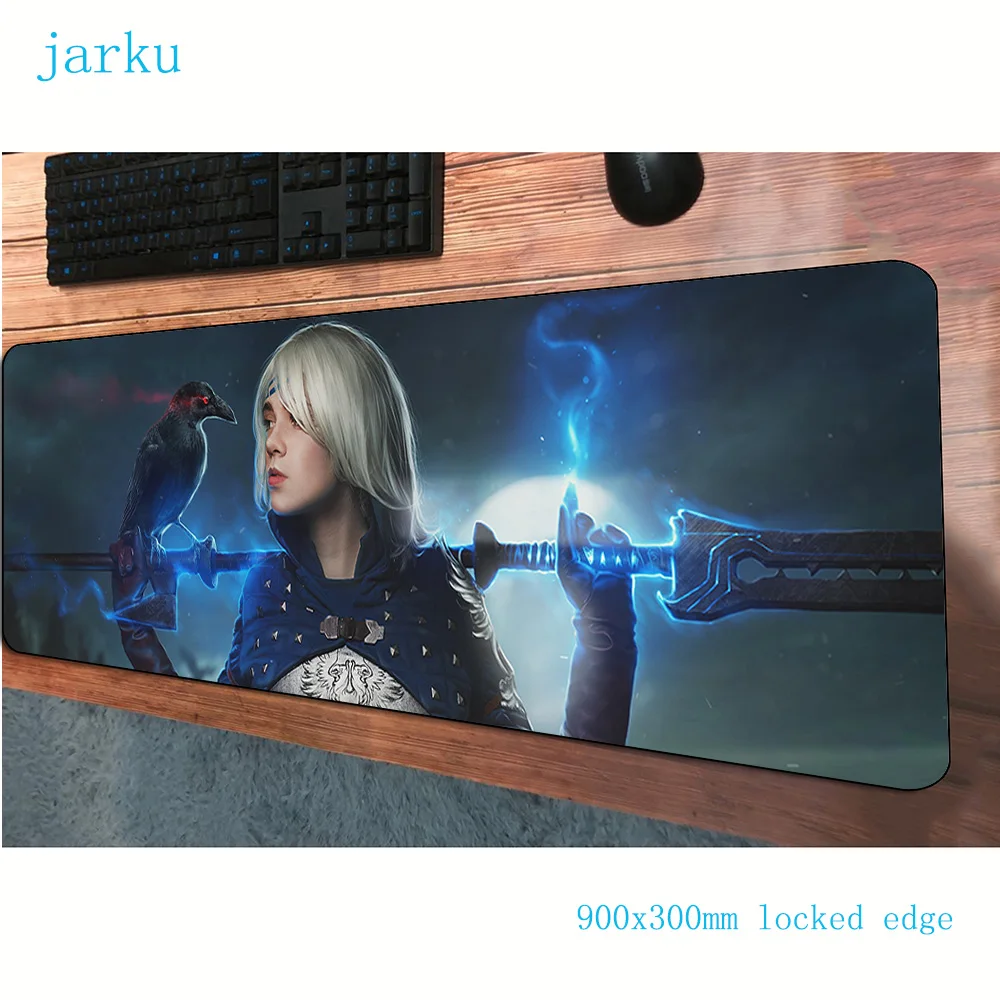 Коврик для мыши dragon age 900x300 мм красивый коврик компьютерной игровые аксессуары на
