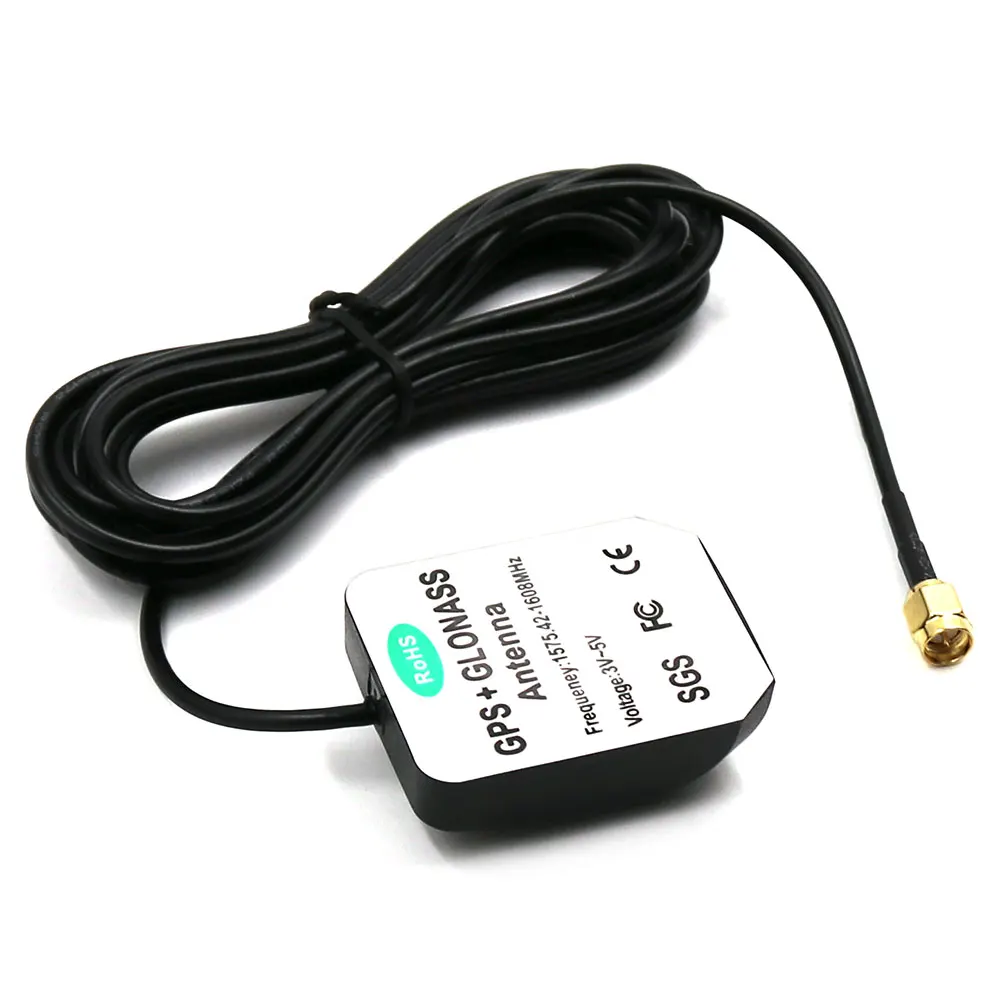 BEITIAN external GPS GLONASS High-precision active patch ceramic antenna GNSS SMA Straight connector BN-142AJ | Автомобили и