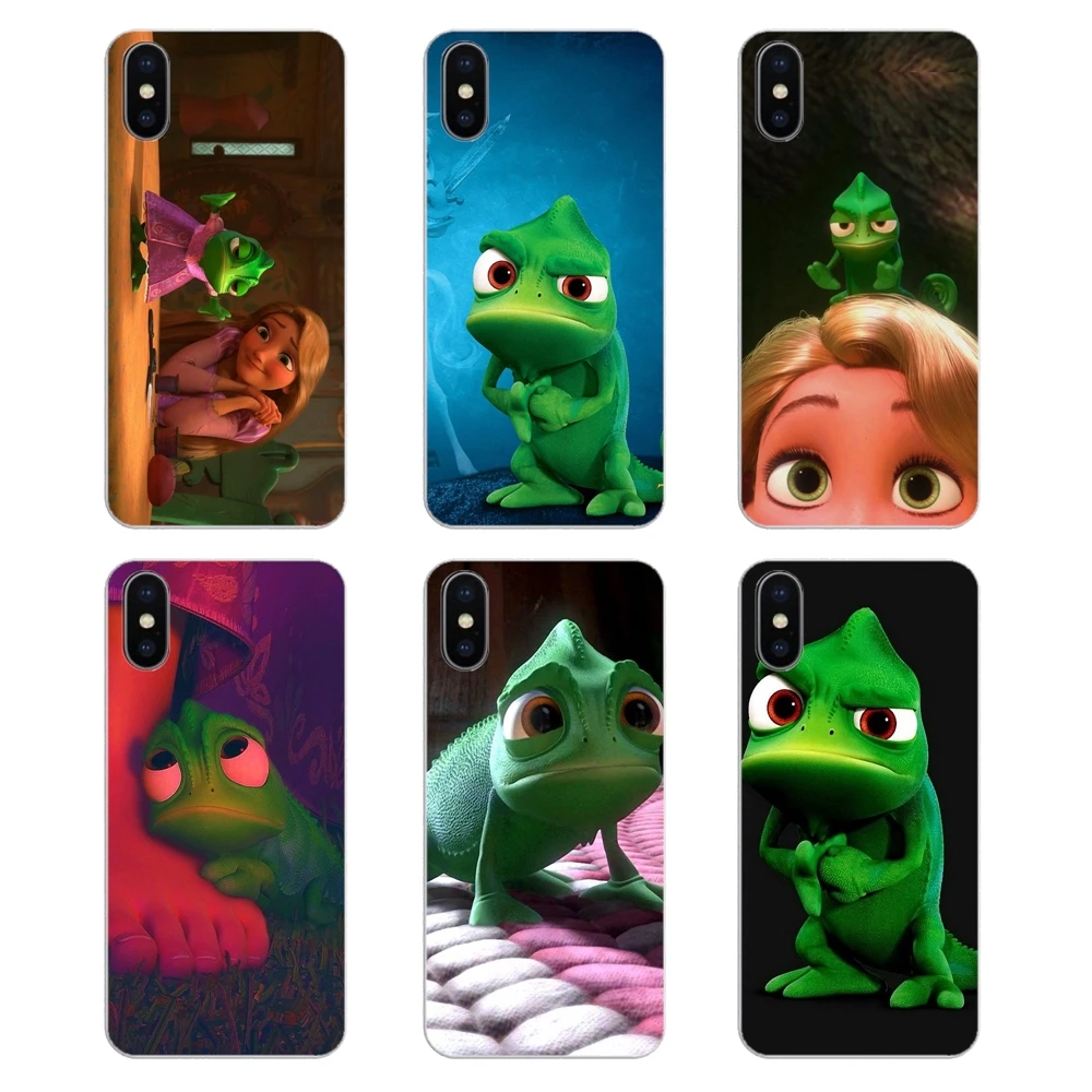 Tangled Rapunzel Chameleon Pascal Poster Silicone Phone Bag Case For Xiaomi Redmi 4X S2 3S Note 3 4 5 6 6A Por Pocophone F1 Mi |