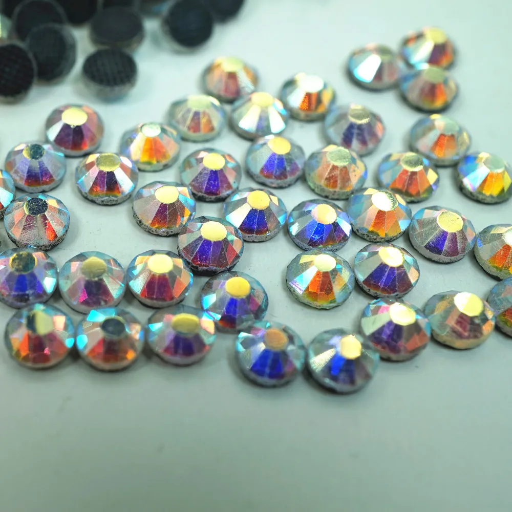 2000 шт. 4 мм круглая зеленая мечта цветная стеклянная дрель DMC Горячая фиксация