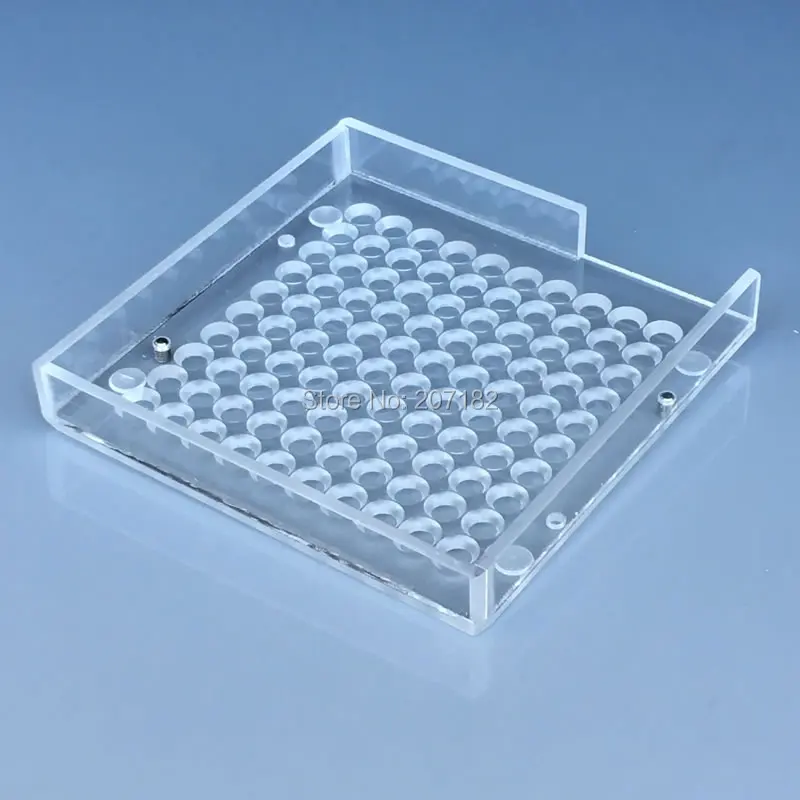 Новинка! 100 отверстия 000 # 00 0 1 2 3 #4 #5 разъемная застежка молния Plexigalss машина для