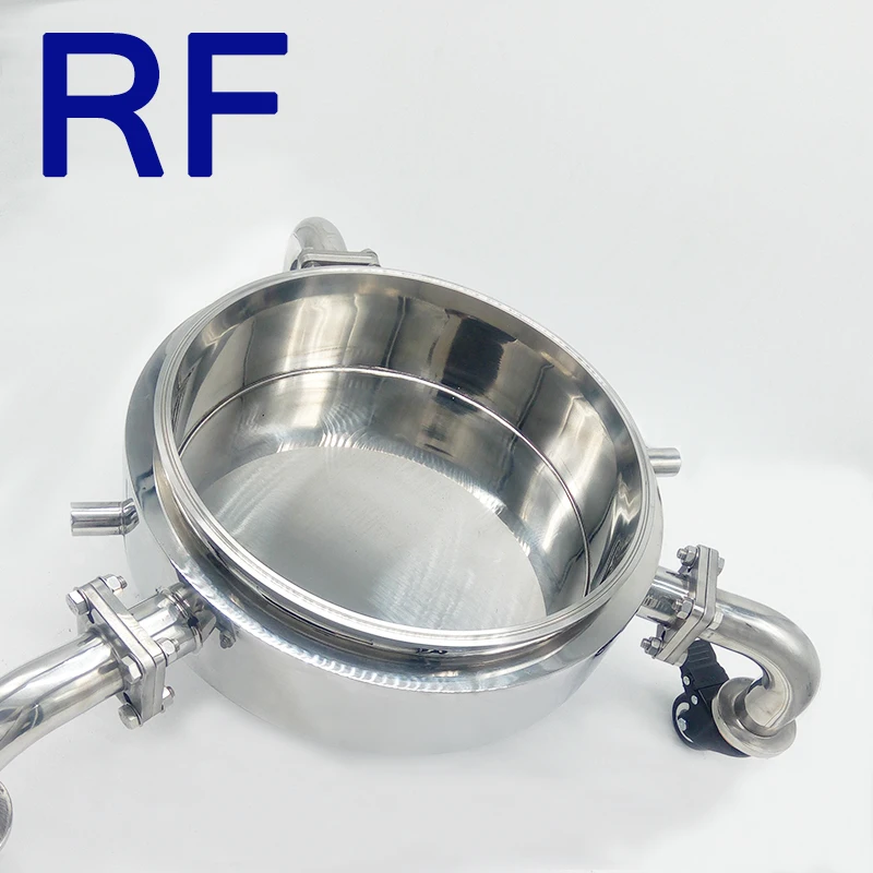 RF " X 2" Tri Clamped spatter тарелка SS304 санитарно нержавеющая сталь BHO Закрытая петля экстрактор запасные части