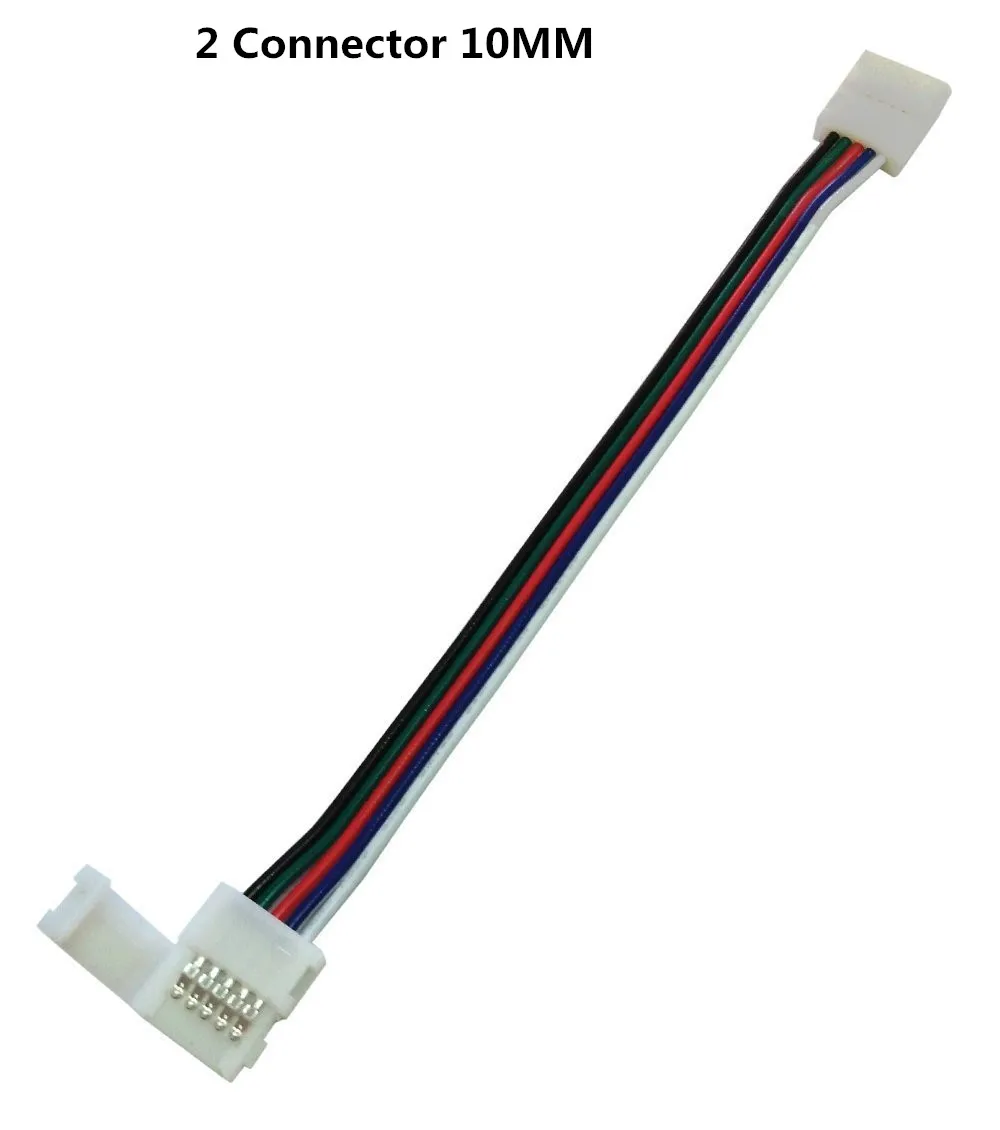OSIDEN 5 шт./лот 10 мм 5pin RGBW светодиодные ленты соединительный кабель без пайки 5pin зажим коннектор адаптер с кабелем для RGBWW светодиодные ленты