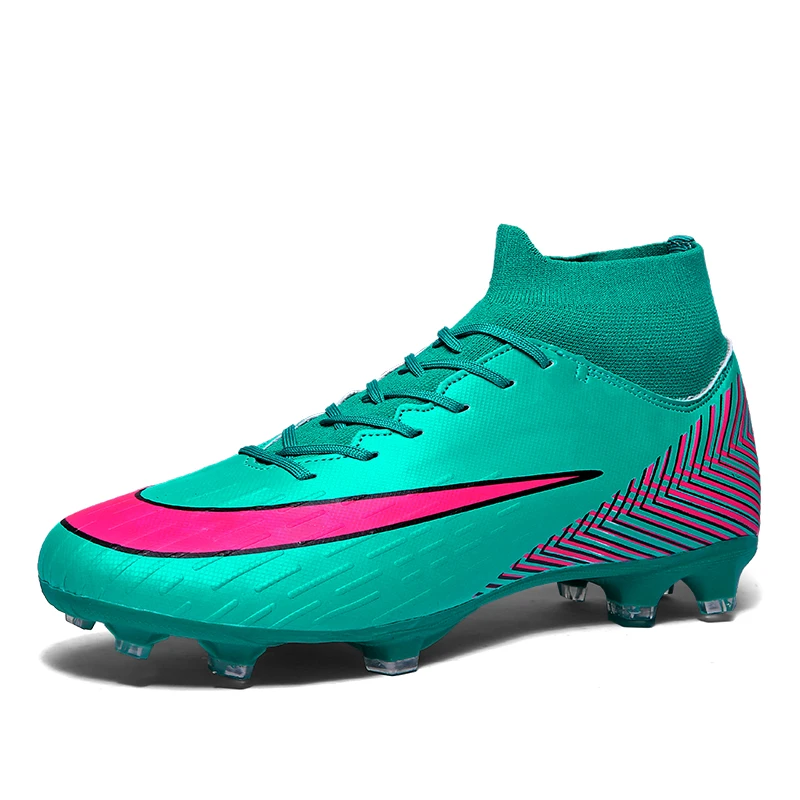 2019 новые взрослые мужские уличные футбольные бутсы высокие тренировочные