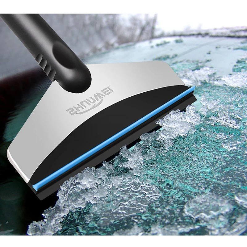 

New Useful Car Windshield Snow Removal Scraper Portable Ice Scraper Shovel Window Cleaning Tool No Harm TRP Grey Green Red Blue
