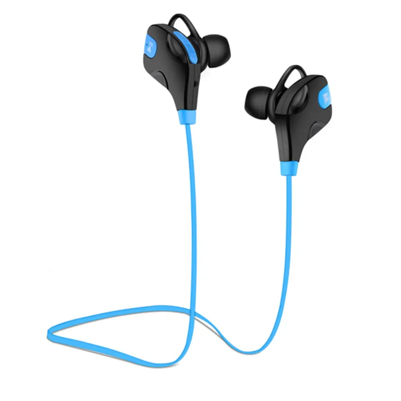 Синий VeFly наушники для телефона спортивные игры мобильный mp3 музыка с микрофоном bluetooth наушники для телефона беспроводные - Цвет: Синий
