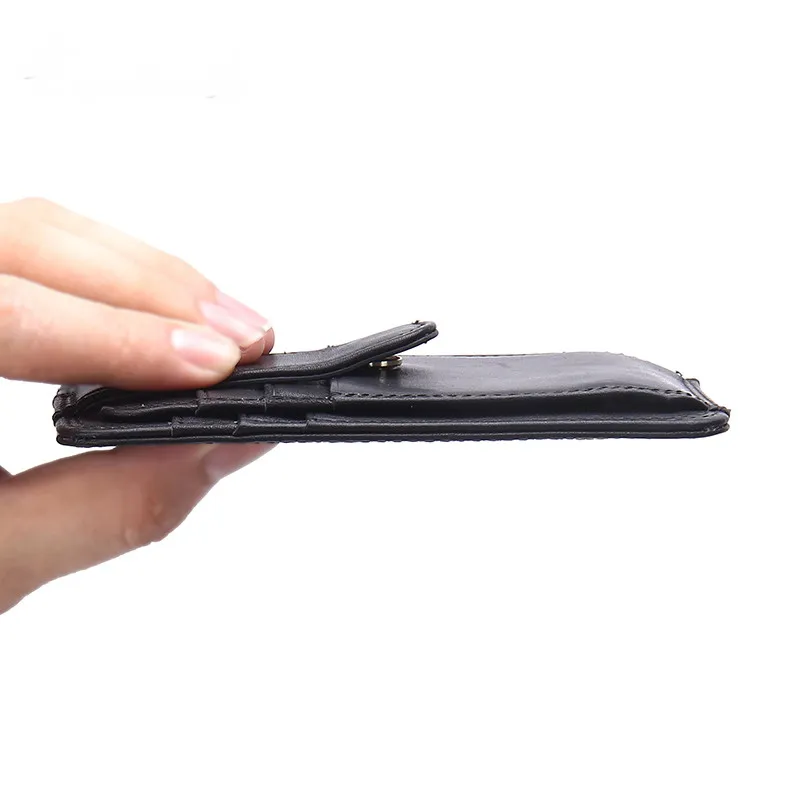 CONTACT'S супертонкий держатель для карт из натуральной кожи короткий кошелек