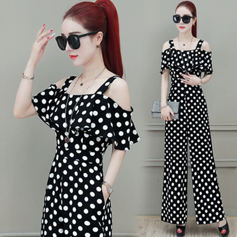 Летний костюм для тела Женский сексуальный без бретелек с волнистым точечным