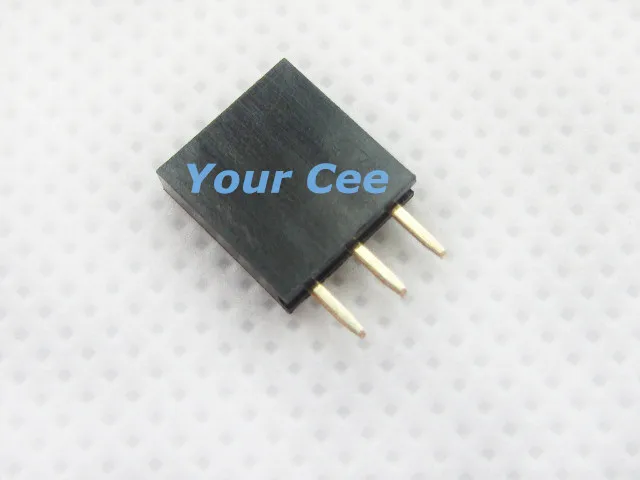 50 шт 3P 3Pin Однорядный женский штыревой разъем|pin badge|pin laptopheader |