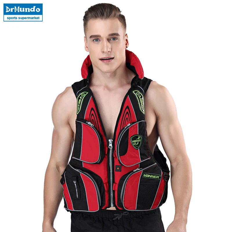 Men's Boating Fishing Vest Clothes Adult Paddle Board Flotation Swimming Life Jacket Buoyancy Kayak Surfboard | Спорт и