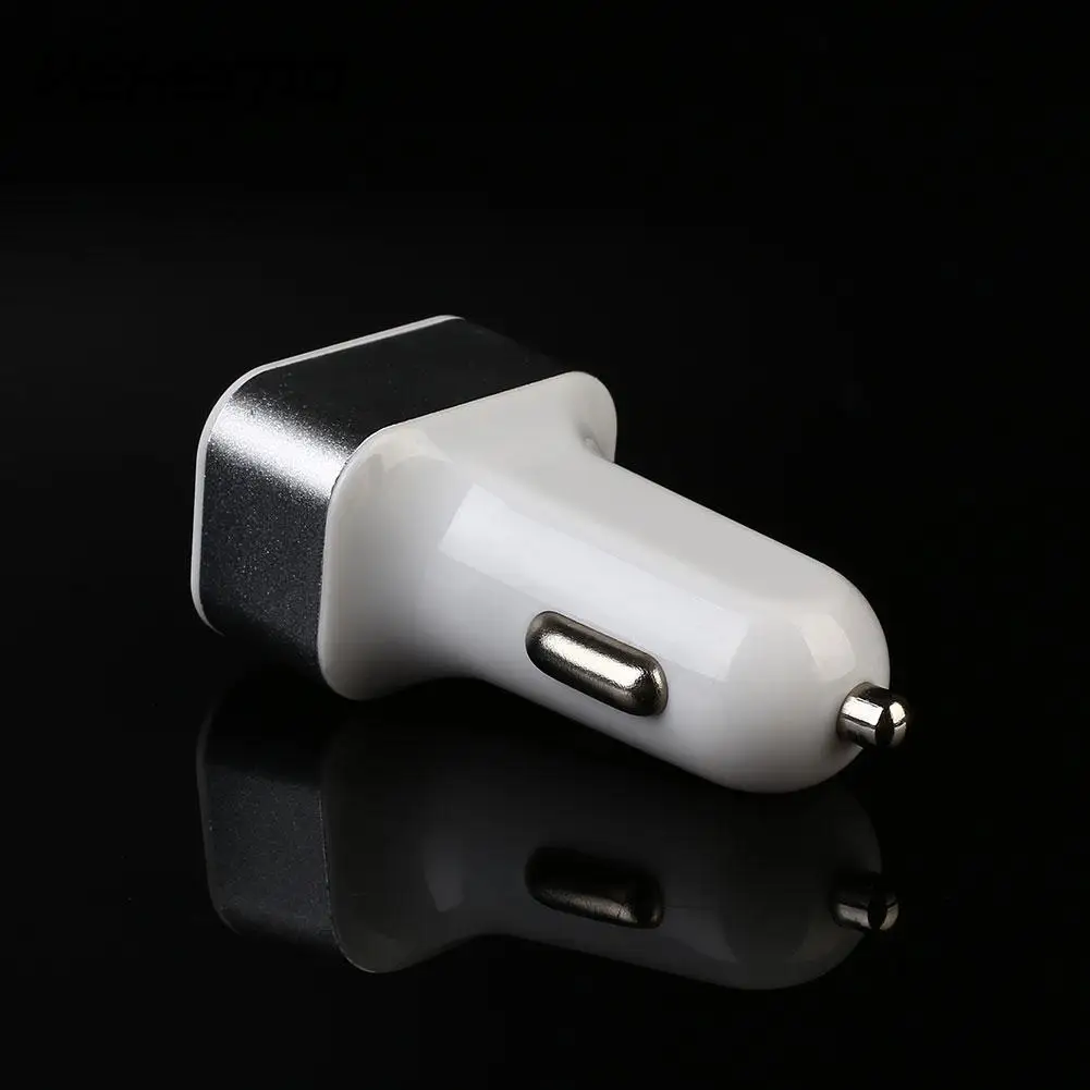 Автомобильный прикуриватель DC12-24V двойной USB 3 порта разветвитель гнезда зарядное