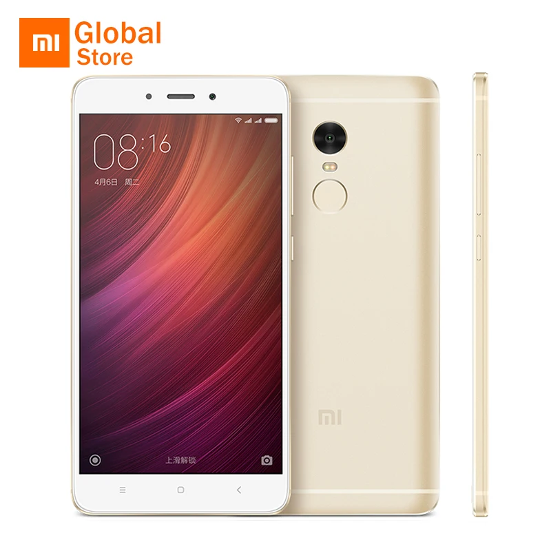 Xiaomi Redmi Note 4 3 ГБ Оперативная память 32 Встроенная мобильного телефона MTK helio X20