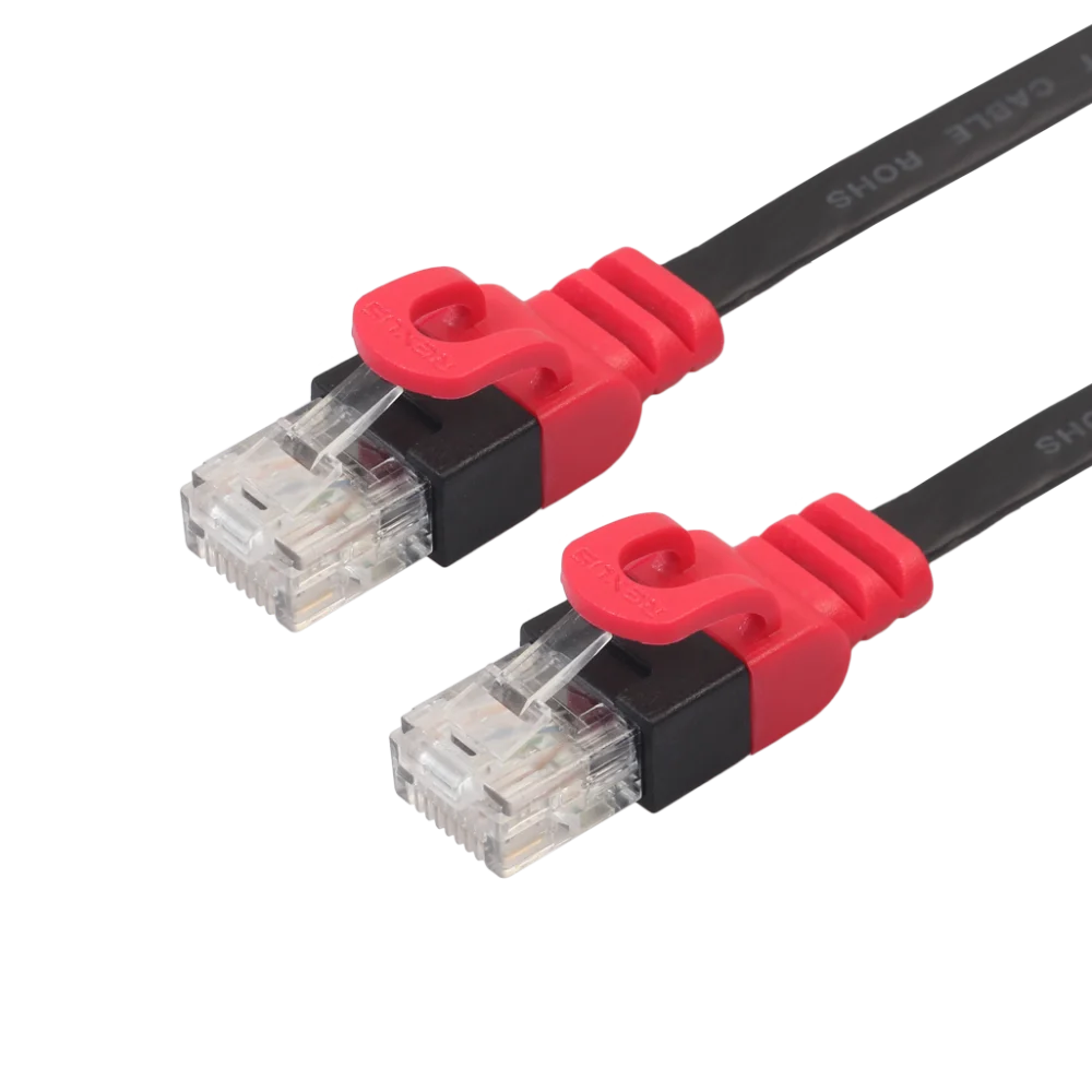 Оптовая продажа плоский Ethernet кабель CAT6 RJ45 Lan сетевой патч корд для ПК компьютера