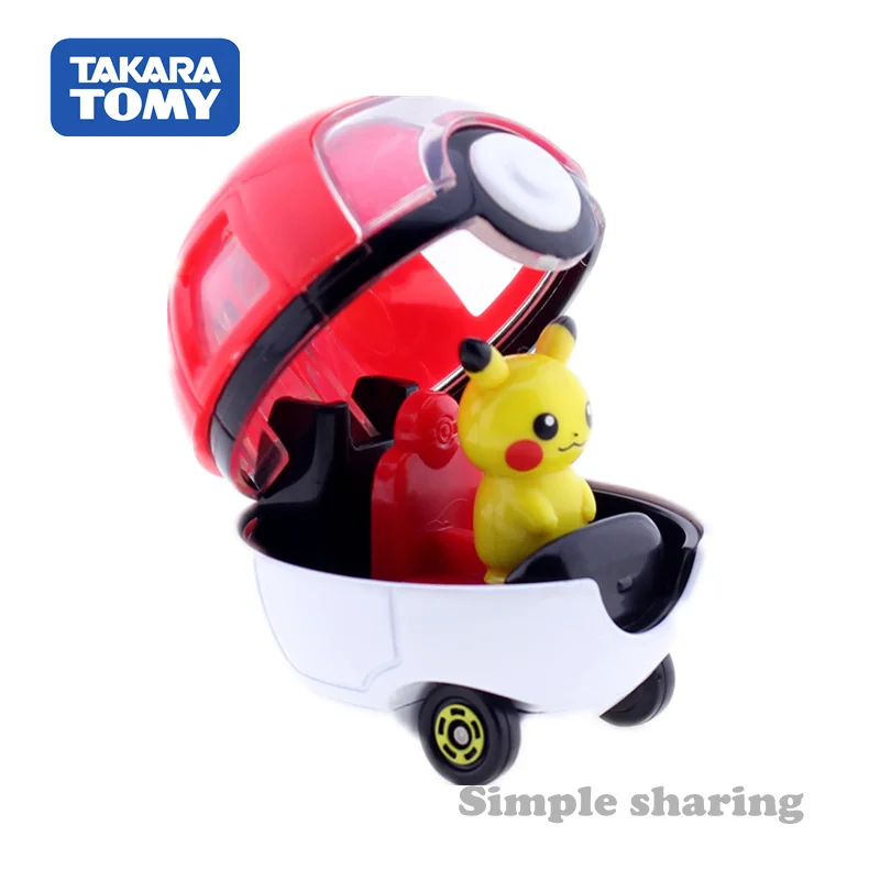Takara Tomy Dream Tomica R10 ездить на Пикачу Карманный Монстр мяч забавные фигурки покемонов