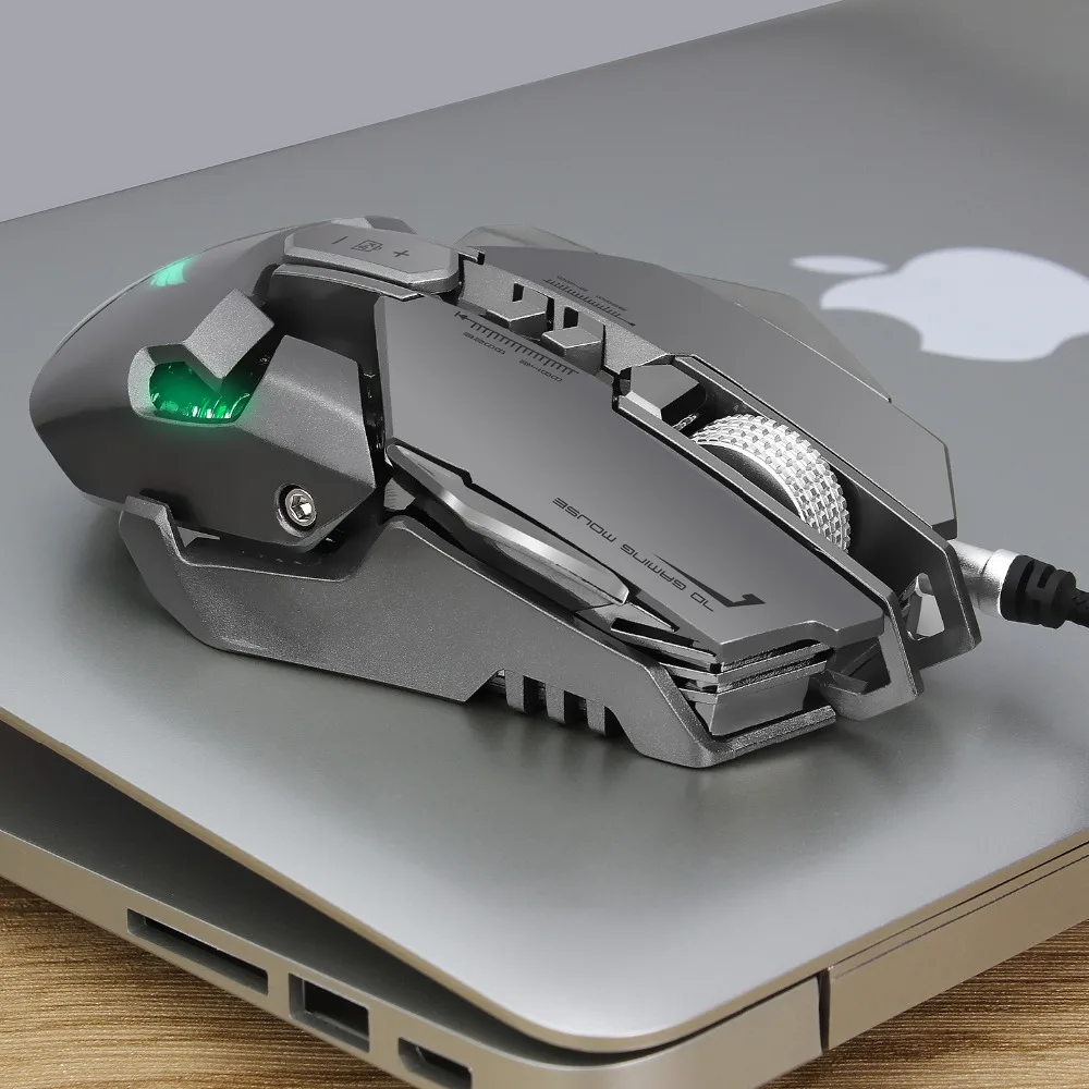 ZERODATE USB Проводная игровая мышь 7 программируемых кнопок 3200 точек/дюйм Программирование компьютерная мышь геймерские мыши игровая мышь для ПК ноутбука