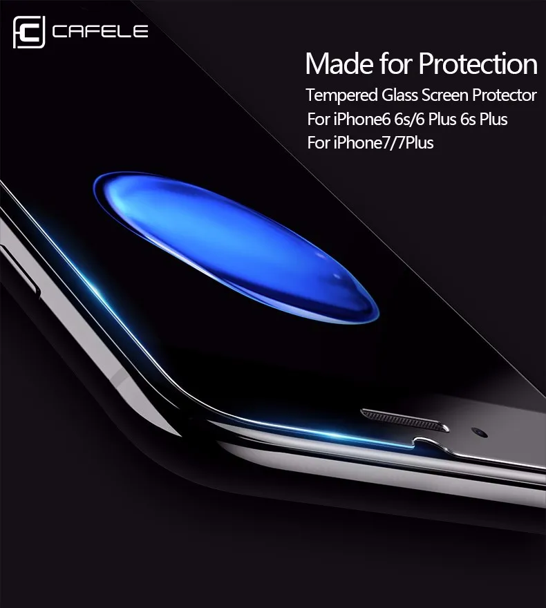 Закаленное стекло CAFELE для iphone 8, 7, 6, 6 S Plus, Защита экрана для iphone 8, 7, 6, 6 S Plus, Ультра тонкое, не полное покрытие, стекло