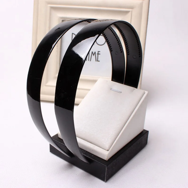 

2.3 Cm Wide Teeth Hairbands Fashion Women Plastic Headbands Basic Hair Holder Headwear Findings Diy Tools Black Hair Accessory
