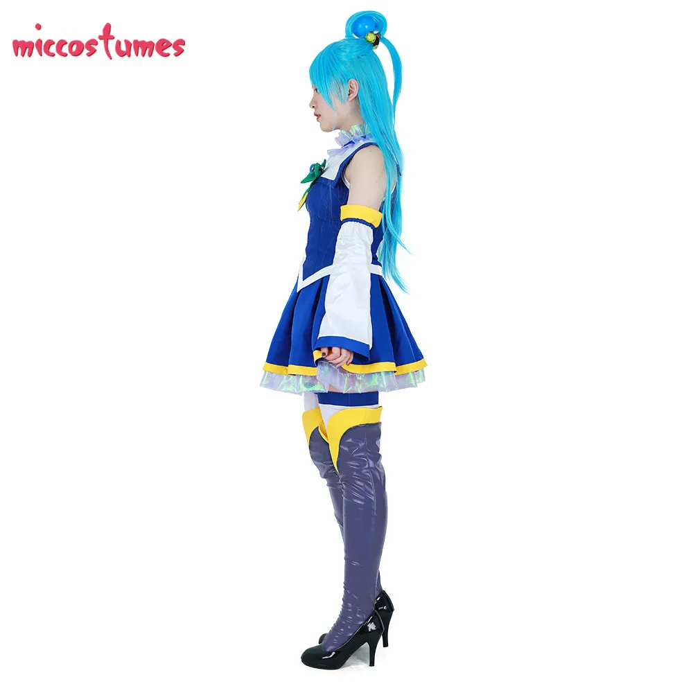 Косплей Aqua Konosuba косплей боги благословение на этот чудесный мир женские костюмы