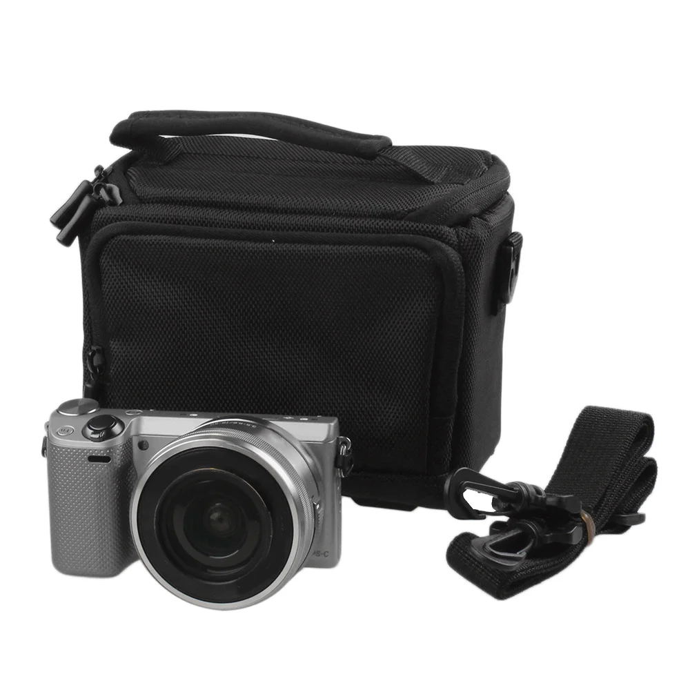 Zipper Carrying Pouch Camera Bag Shockproof Adjustable Breathable for Fuji Canon Portable Compact | Электроника