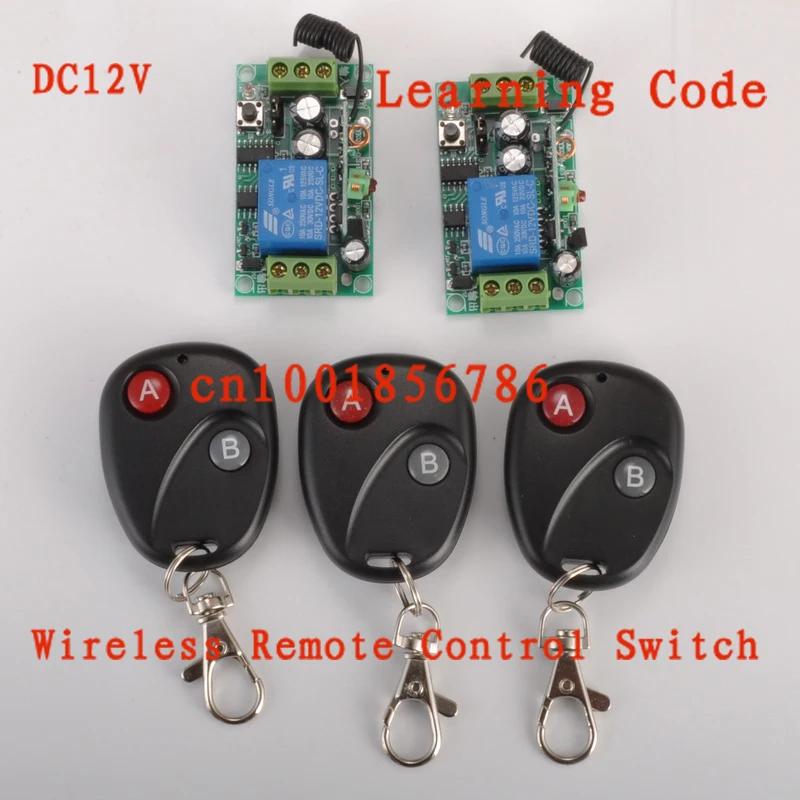 Беспроводной пульт дистанционного управления DC12V1CH RF система переключения 2