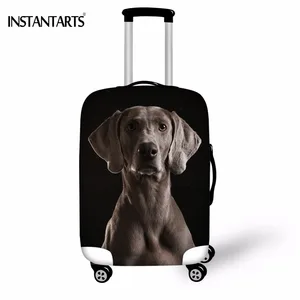 Водонепроницаемый чехол INSTANTARTS для чемоданов на колесиках 18-30 дюймов, с 3D рисунком собак