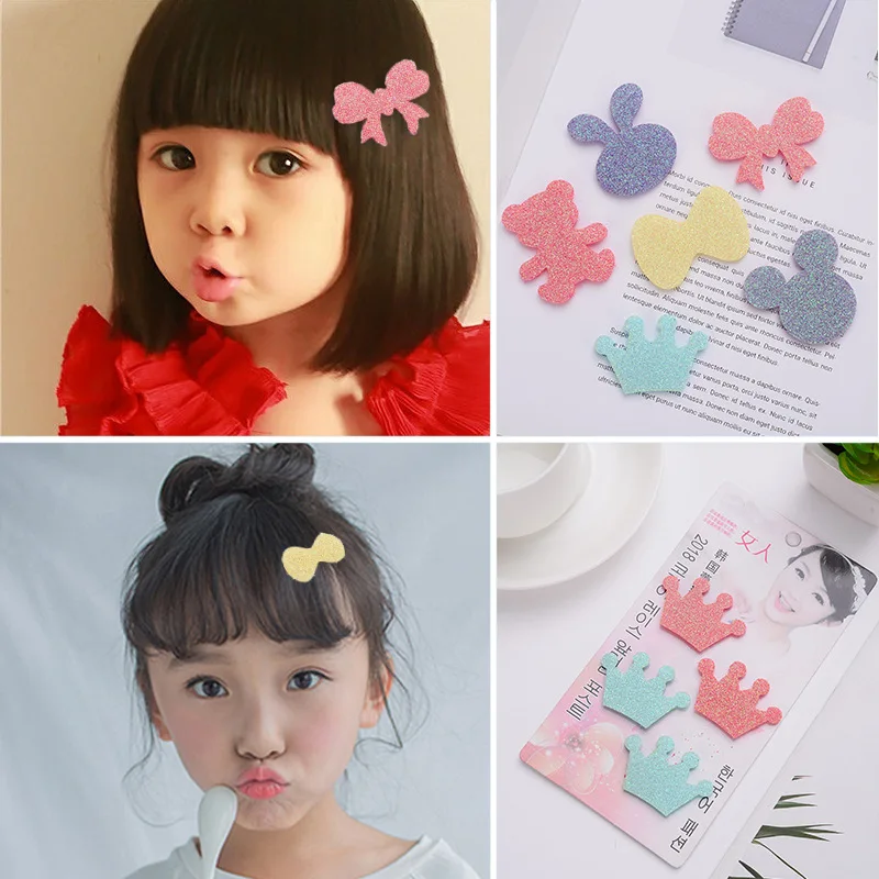 4 шт. мультяшных детских волшебных наклеек Детские челки наклейки универсальные