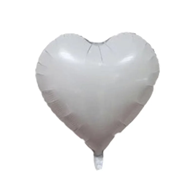 12 pcs heart white 12 шт. 18 дюймов Звездные воздушные фольгированные шары BabyShower Globos сердце Гелиевый шар на день рождения 1 вечерние принадлежности Свадебные украшения - Цвет: 12 pcs heart white