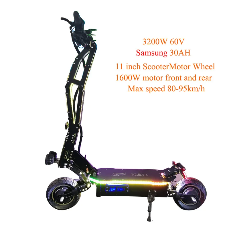 60V3200W Samsung30AH 5000 Вт Электрический скутер Longboard 2 мотора колеса samsung батарея взрослых складной скейтборд Patinete Eletrico e скутер Ховерборд - Цвет: 60V3200W Samsung30AH