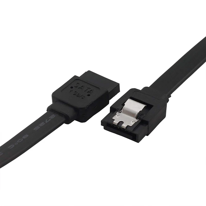 2 шт. кабель sataiii для 5 SSD /HDD sata3 жесткого диска с самозамком 45 см 9 дюймовый разъем sata