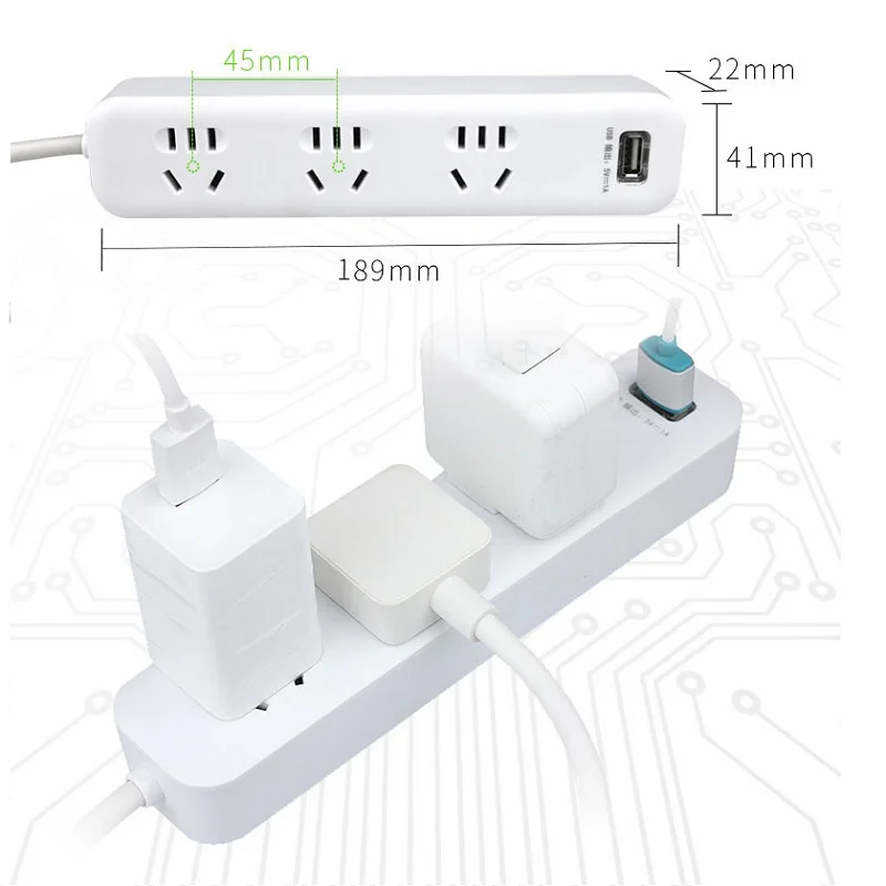 Зарядное устройство со штепсельной вилкой европейского стандарта CN 5 отверстий