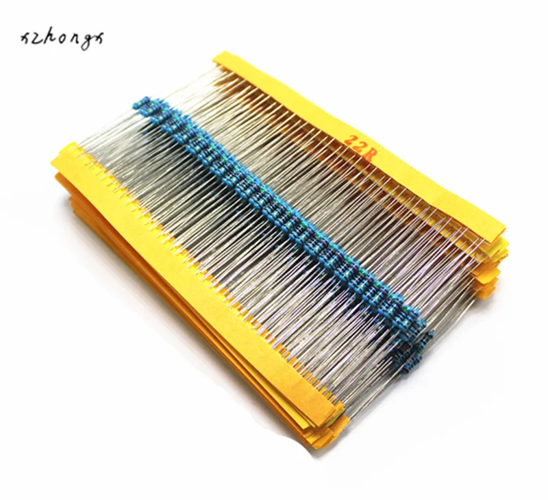 

600 Pcs 1/4W 1% 20PCS 30Values Metal Film Resistor Assortment Kit Set pack electronic diy kit