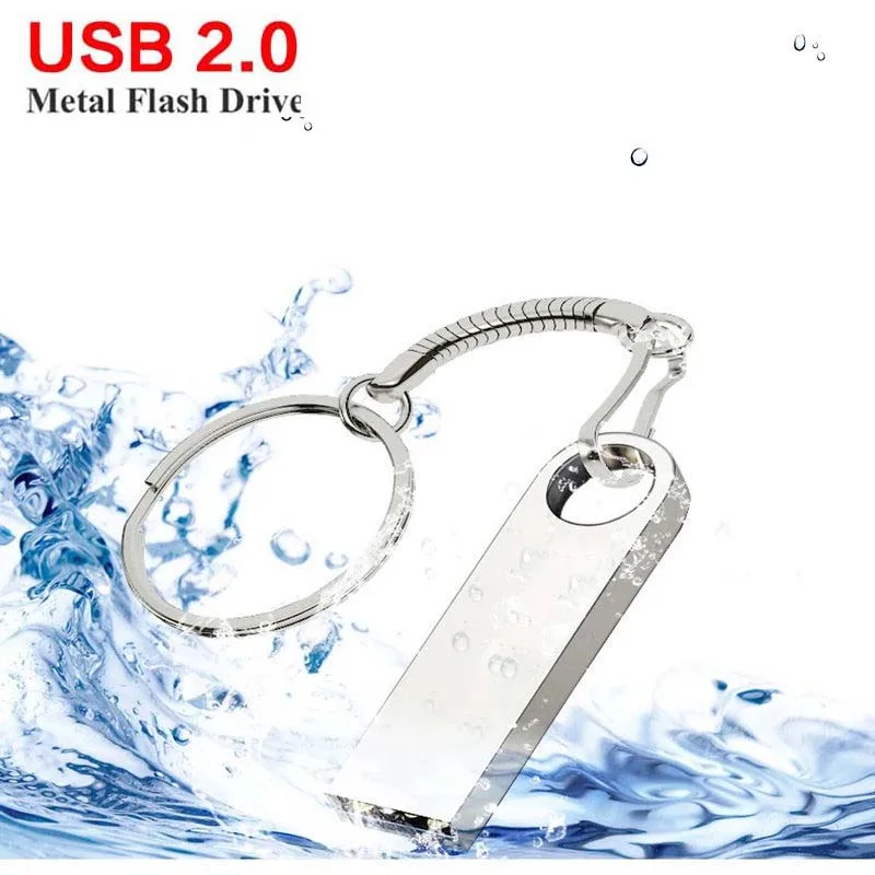 Новый металлический Usb флеш-накопитель 32 ГБ 128 16 8 флэш-диск 64 Гб Флешка memoria Penna cle