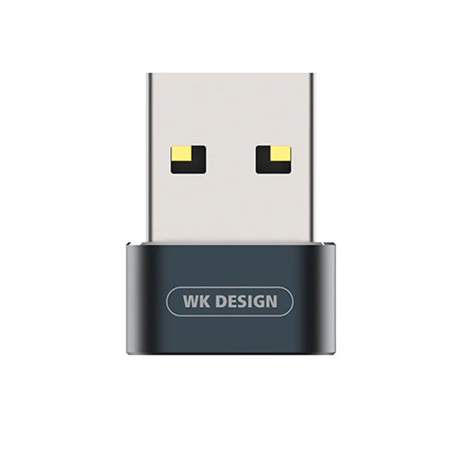 WK дизайн мужской USB-A для женщин тип-c OTG адаптер USB A к USB C зарядки передачи Конвертер Разъем для Macbook samsung huawei P20 - Цвет: Tarnish