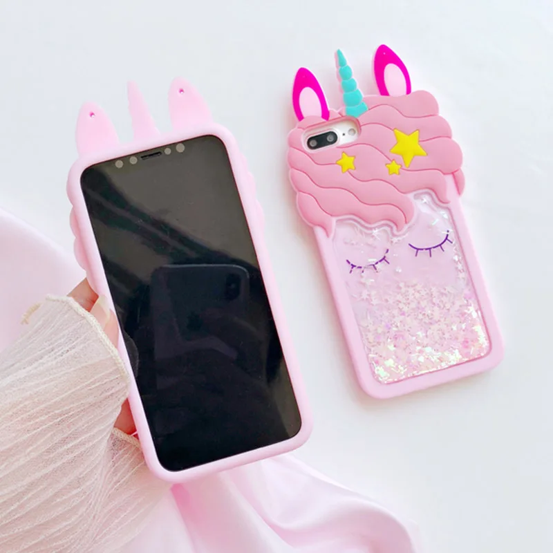 Милый чехол с сердечками и блестками для iPhone 12 mini 11 Pro Max 5S SE 6S 7 8 XR XS динамический