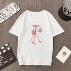 Женская футболка с короткими рукавами, модная повседневная свободная футболка с круглым вырезом и принтом размера плюс, CW368, лето 2019