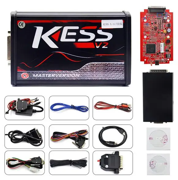 KESS5.017 RED EU Новое поступление без жетонов Ktag K TAG V7.020 KESS V2 V5.017 SW V2.23 мастер ECU чип тюнинговый инструмент K-TAG 7,020 онлайн DHL бесплатно - Цвет: KESS5.017 RED EU
