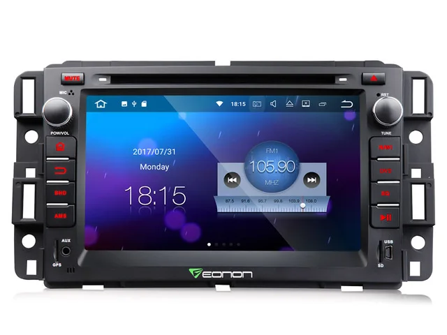 7 &quotAndroid 1 OS автомобильный DVD для Chevrolet Impala 2008 2012 и Traverse Avalanche 2009 2011 с 2 Гб ОЗУ HDMI