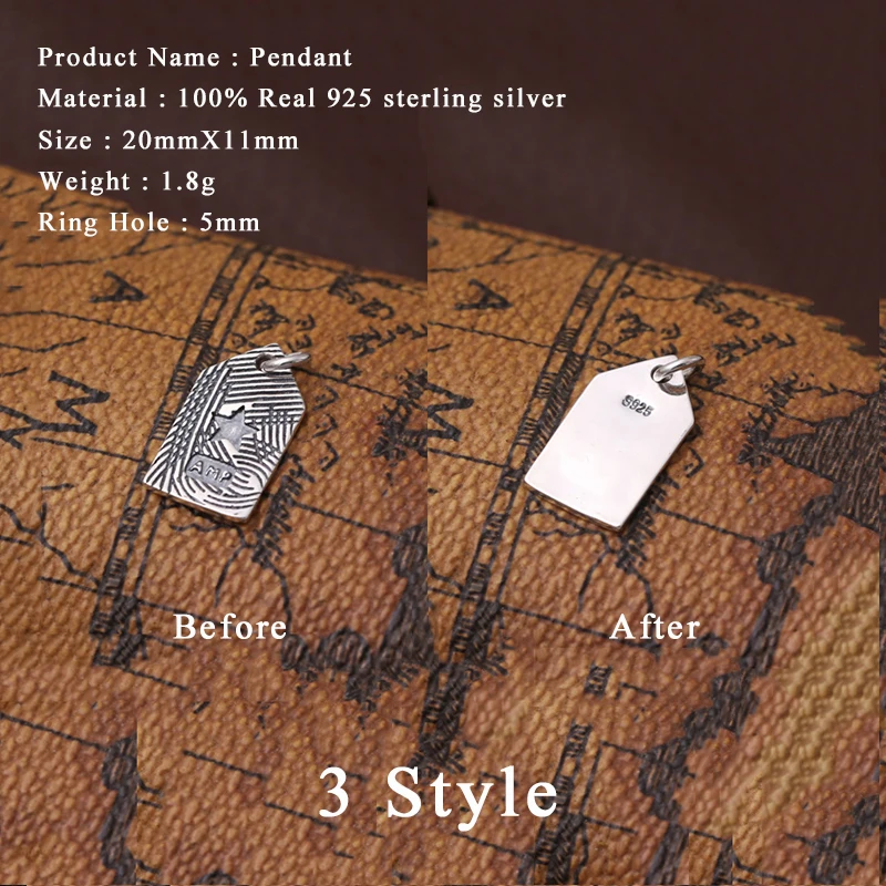 Для мужчин для женщин девушек цепочка на счастье очаровательный кулон 925