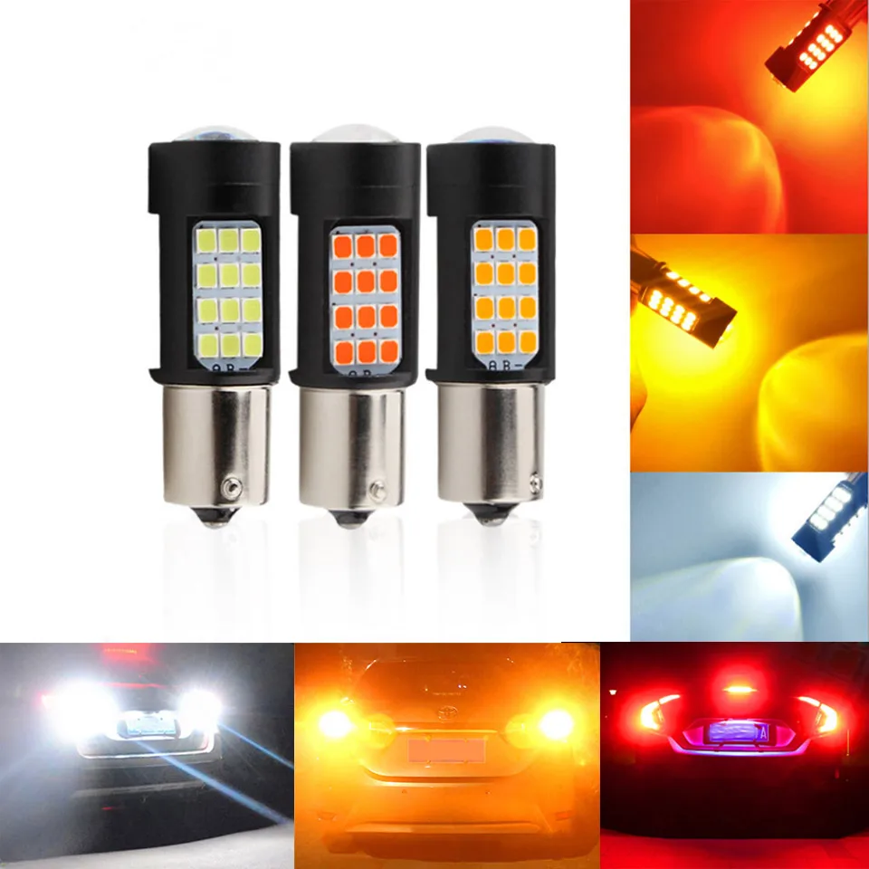 1 шт. стоп сигналы 1156 2835 42SMD Автомобильный светодиодный лампы для передние