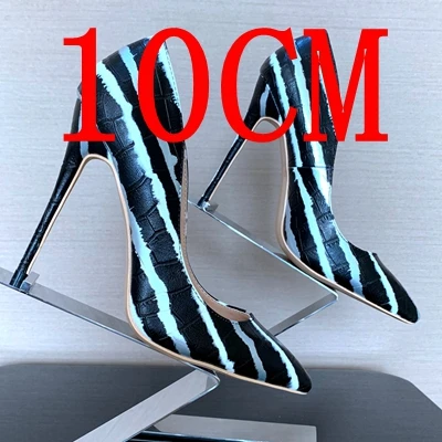 black banma 10cm 8/10/12 сантиметров Для женщин Обувь на высоких каблуках под платье Свадебные туфли-лодочки на платформе Летние босоножки женские туфли на высоком каблуке кожаная обувь дамские туфли-лодочки - Цвет: black banma 10cm