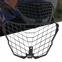 fast shipping with rc logo for ktm rc125 rc200 rc390 2014 15 2016 motorcycle accessories headlight grille guard cover protector