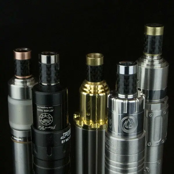 1PCS Carbon Fiber 510 Drip Tips Wide Bore Tip for E Cigarette RDA/RBA/RTA Atomizer Tank | Electronic Accessories