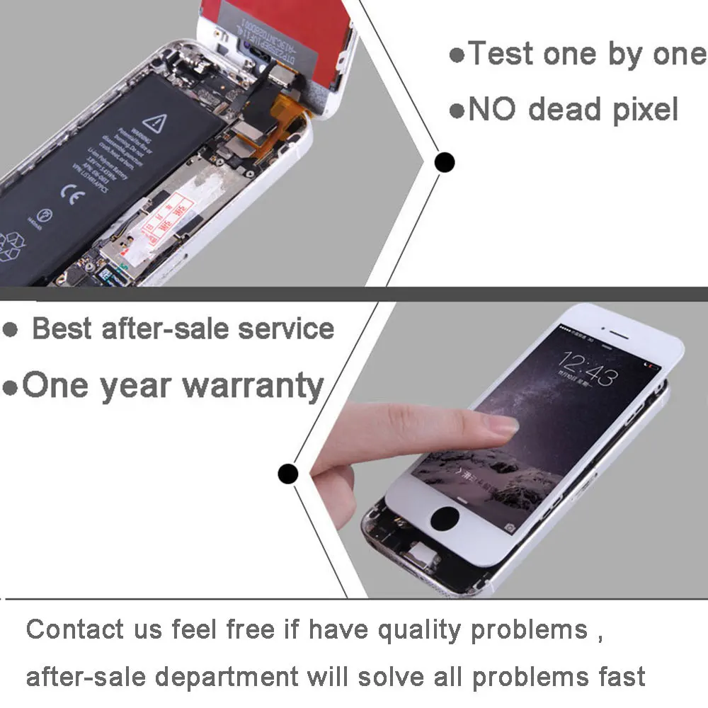 ЖК экран для iPhone 6 plus 10 шт./лот дисплей класса A +++ с сенсорным экраном замены iphone