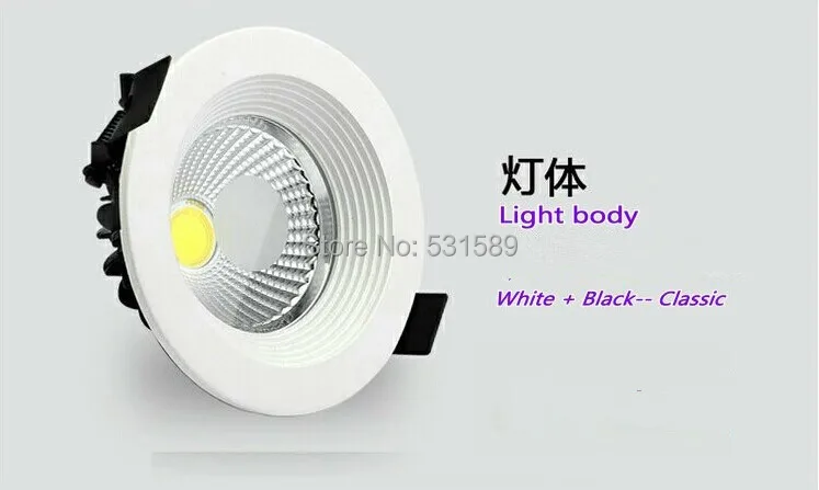 

DHL 20PCS/LOT 30W COB led downlight 225 *H 90mm Down light lamp 2800LM recessed 85~265V Brand quality assurance