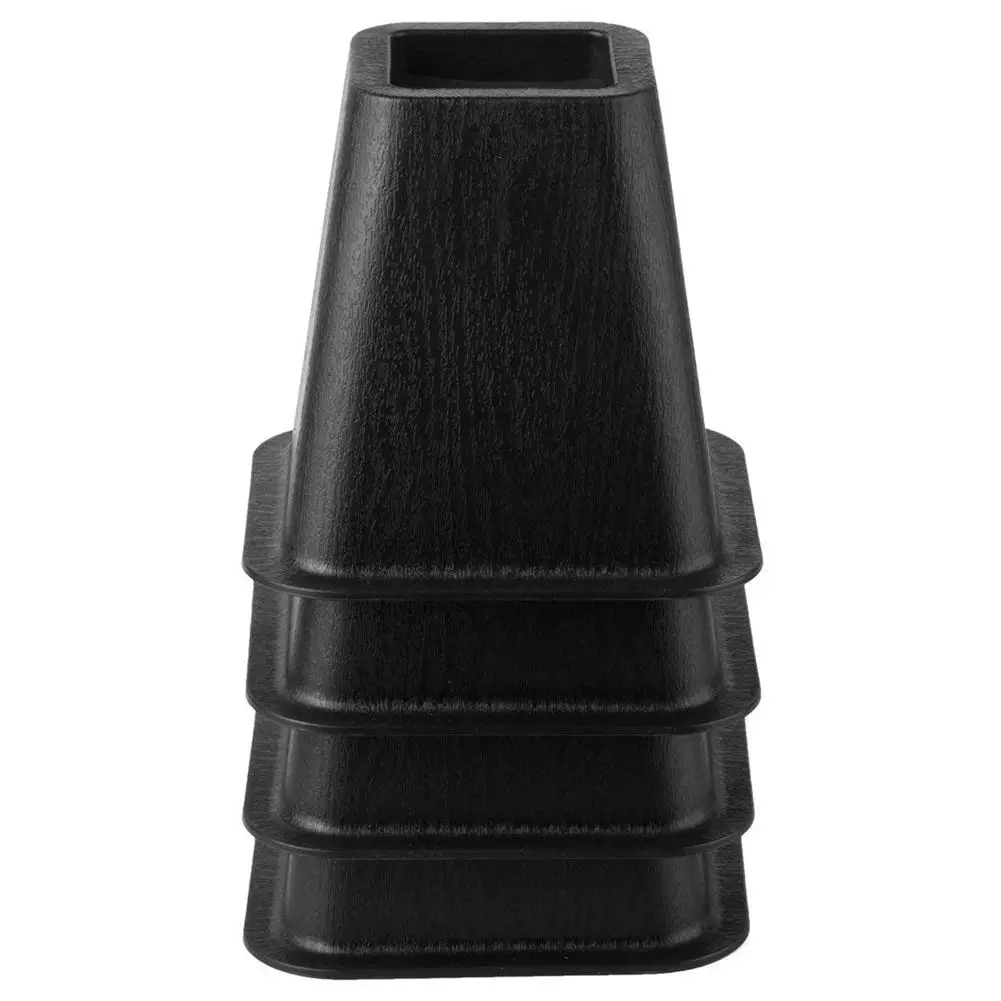 

4pcs PP Chair Leg Caps Feet Pads Furniture Table Covers Socks Floor Protectors Furniture Risers Aid for raising bed chair Cups