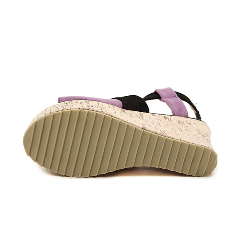 E TOY/сандалии с надписью женские босоножки на танкетке платформе женская летняя