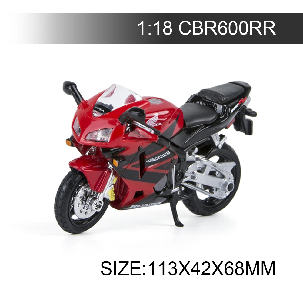 Модели мотоциклов Maisto 1:18 модель мотоцикла CBR600RR из сплава миниатюрная гоночная
